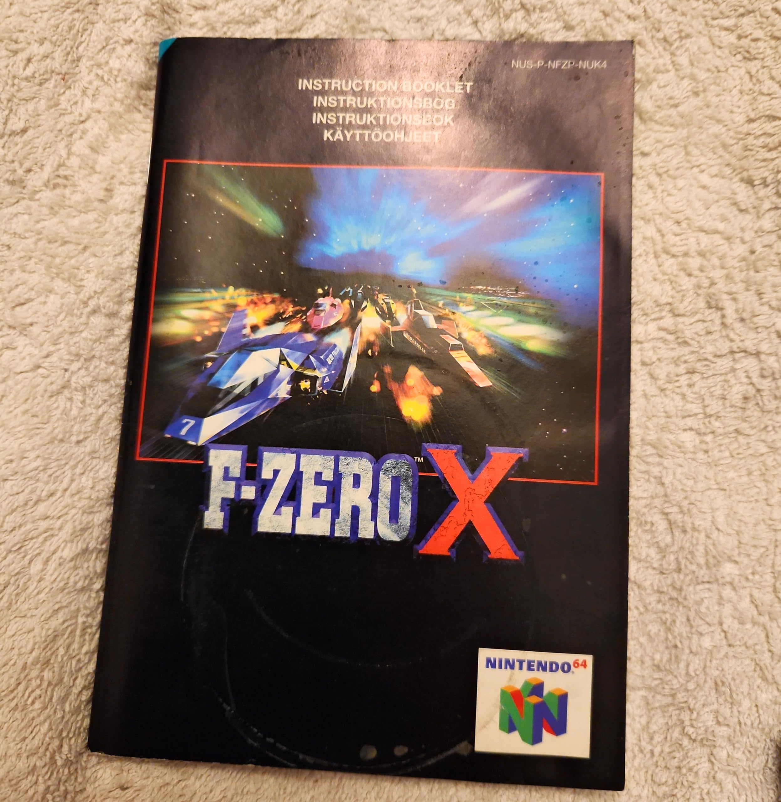 F Zero X Players choice - Nintendo 64 - PAL Nintendo Blister